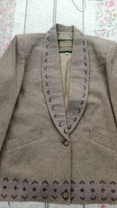 Suzi brand women's full sleeves cotton coat | brand new | fully wool