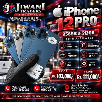 iPhone 12 Pro 256 GB 512 GB Official PTA Approved Apple iPhone 12 Pro