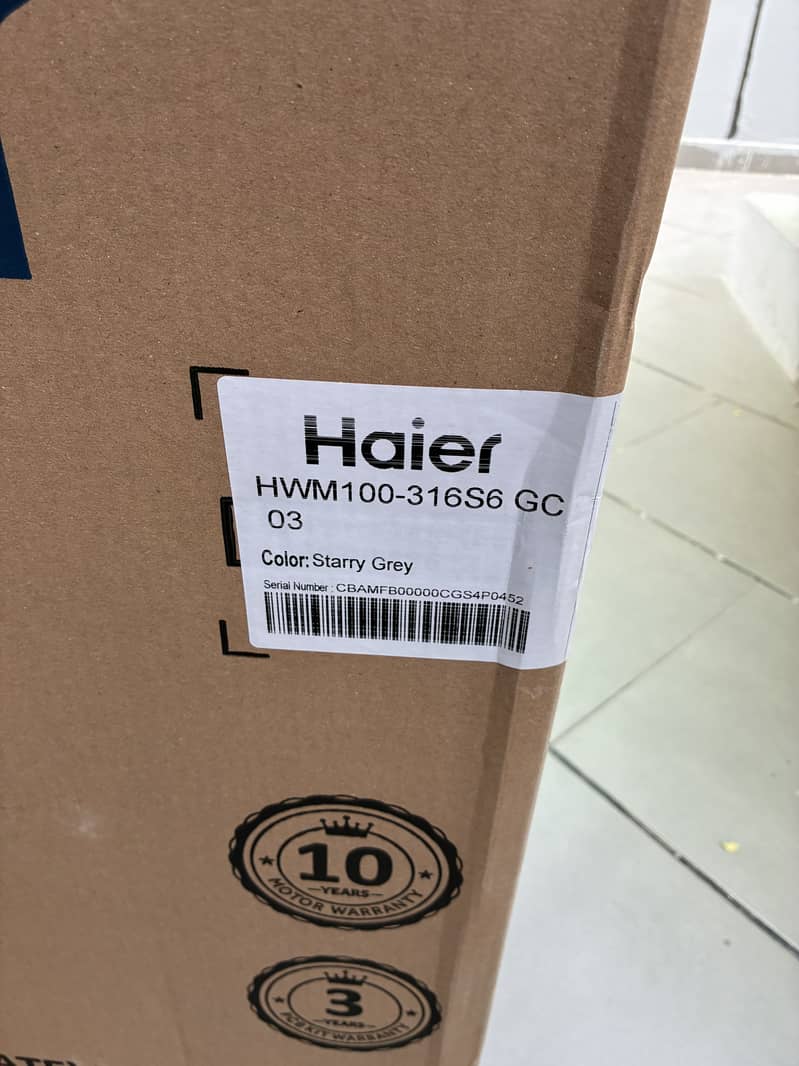 Haier 10KG Automatic Machine 1