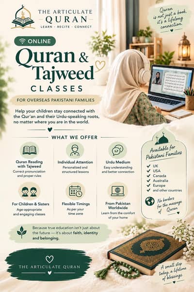 Online Quran & Tajweed Classes for Kids | Overseas Pakistani Families