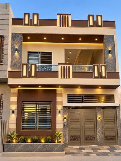 120 SQUARE YARD LEASE GROUND PLUS ONE HOUSE FOR SALE IN SAADI GARDEN BLOCK 5