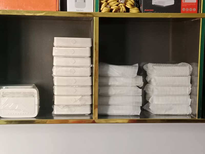 Fibers + Wireless Routers Bulk quantity Available 15