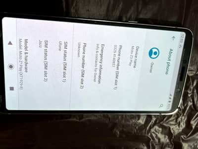 Motorola Moto Z3 play