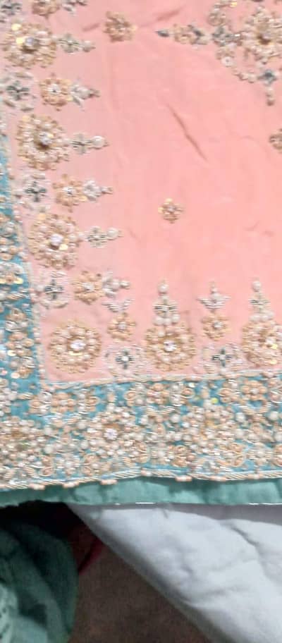 used bridal dress pure fabric and in good condition