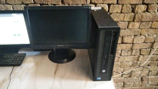 HP Core i5 4th Gen Desktop PC, 32GB RAM, SSD + 17 Inch Monitor