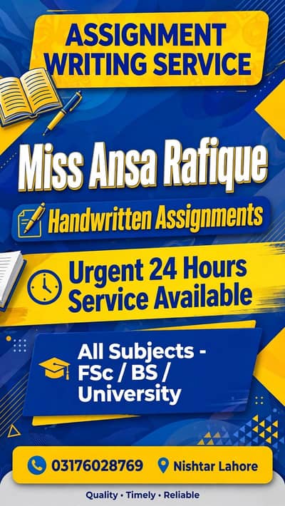 Need Handwritten Assignment writers