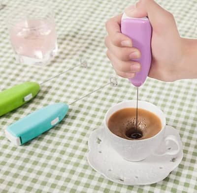Electric Milk Frother Handheld Coffee Beater – Coffee, Milk