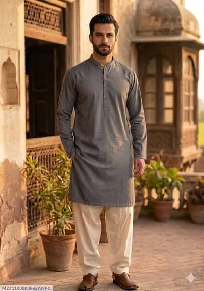 Men's Suit / Kurta Shalwar / Shalwar Qameez / Men's Clothing / Pakist