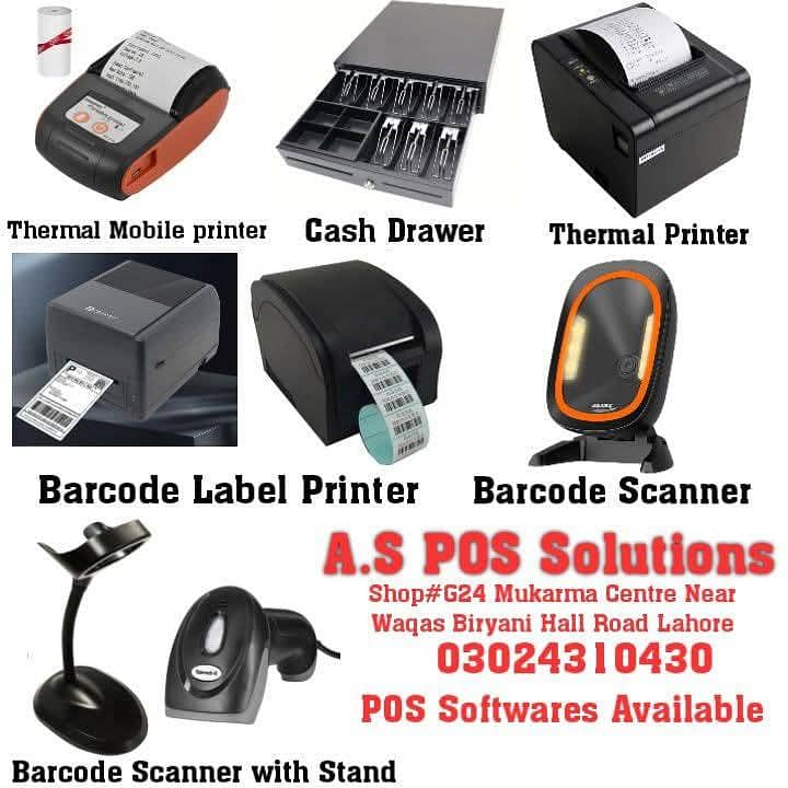 Thermal Printer  || Barcode Printer || Barcode Scanner  || Cash Drawer 0