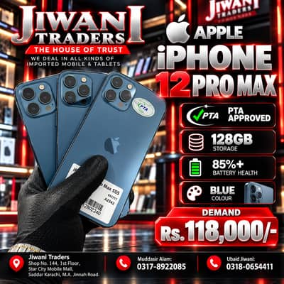 iPhone 12 Pro Max 128 GB PTA Approved Apple iPhone 12 Pro Max Approved