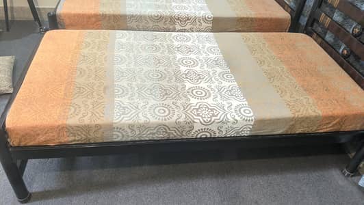 Pair of 3/6 Beds + Mattresses – Good Condition