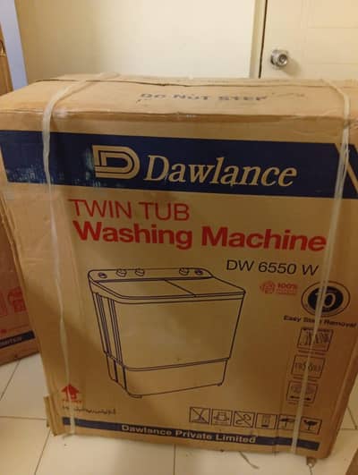 Dawlance DW-6550 W Twin Tub Washing Machine  new box pack