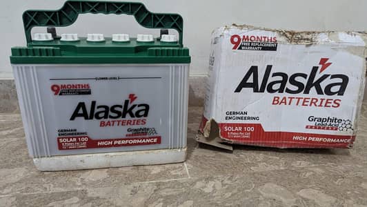Alaska Solar 100 battery