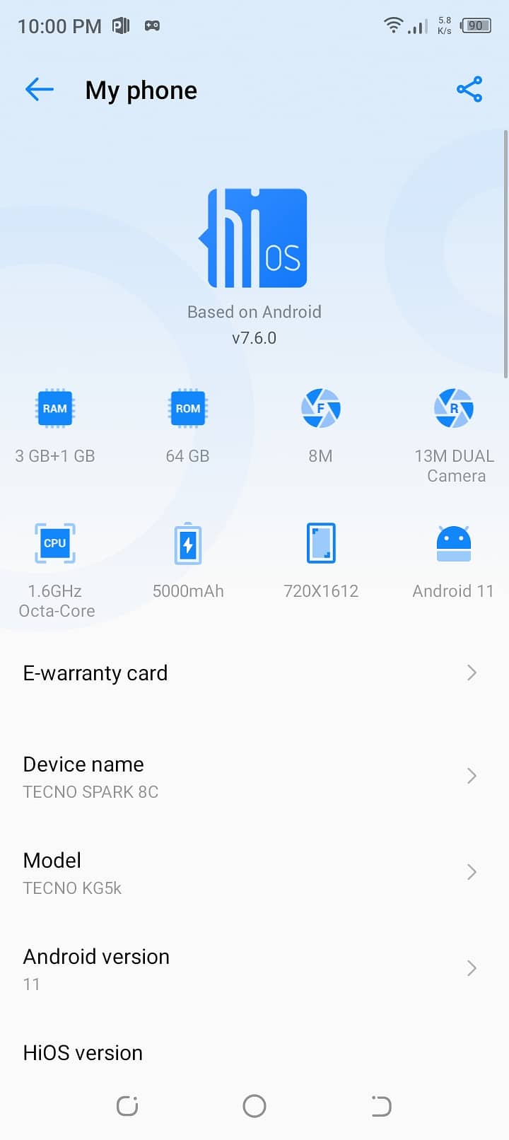Tecno Spark 8 2