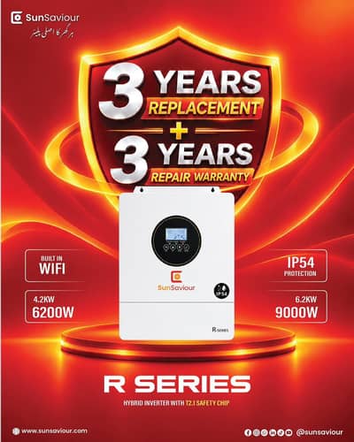 Sunsaviour IP54 6.2kw hybrid inverter