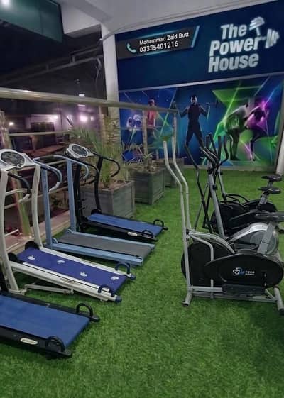 imported manual treadmill elliptical cycle exercise cycling machine