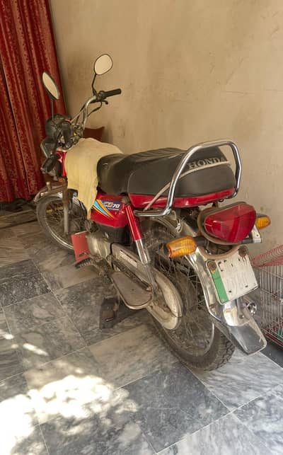 Honda cd 70 2019 model good condition bike for sale