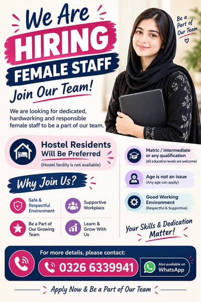 hiring female staff
