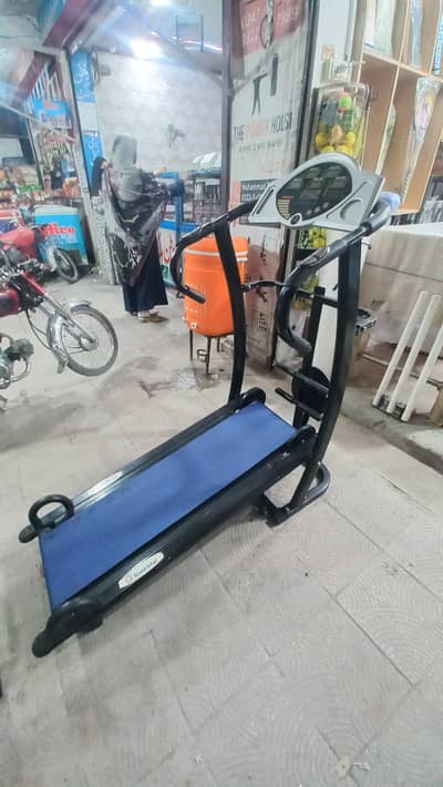 Imported manual treadmill roller exercise cycle bike gym running walk