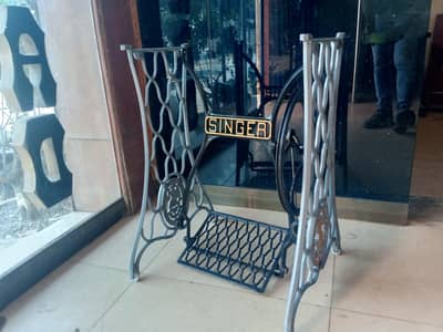 old singer table stand