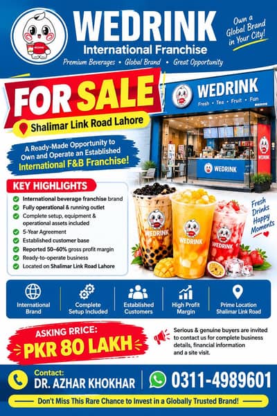 Running Set up for sale ice cream, coffee,milk Tea
