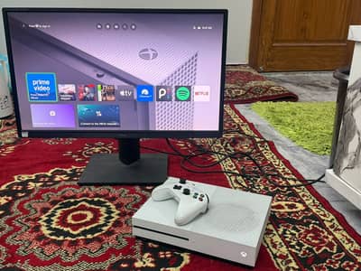 X Box One S 1TB with 1 Controller and 27 Inch Gaming LED