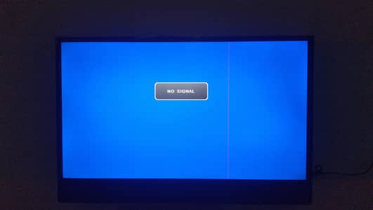 led 32 inch screen pai aik line hy