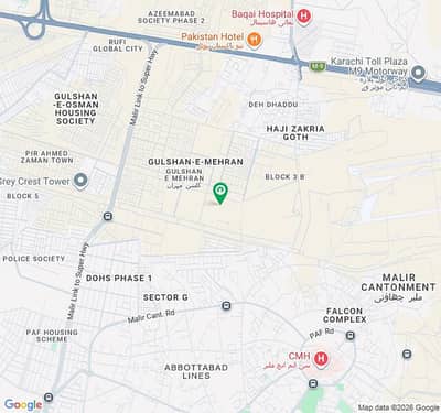600 Sq. Yd Plot Available For Sale At Prime Location Of Gulshan E Merhan 1C Upper Easy Excess