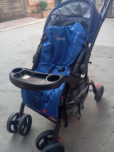 TINNIES Royal Blue Baby Stroller for Sale (Reversible Handle)