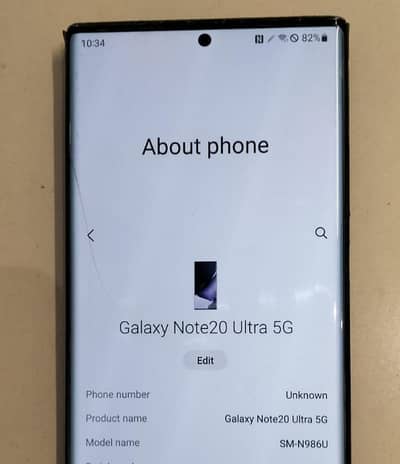 Samsung Mobile Note 20 Ultra 5g