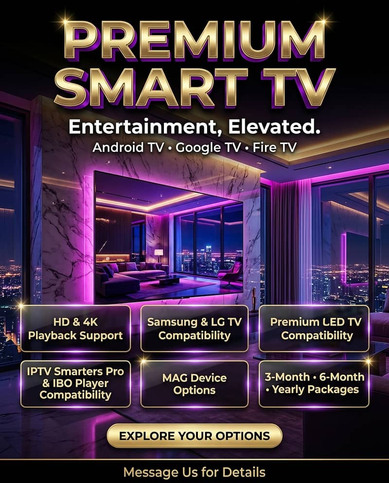 Premium Smart TV Streaming Solutions | Android & 4K 1