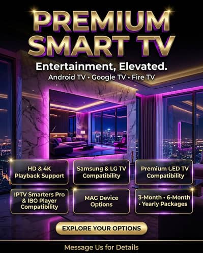 Premium Smart TV Streaming Solutions | Android & 4K