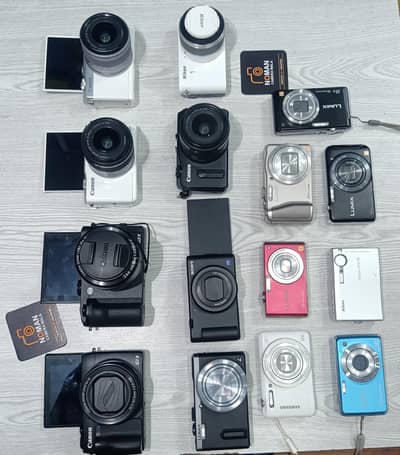 Compact and Digi cam stock available