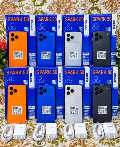 Tecno Spark 50 6.78" 120Hz - 7000mAh Battery - 50MP Camera`