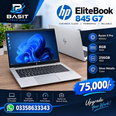 HP Elitebook 845 G7 Ryzen 5 Pro 4650U 8GB