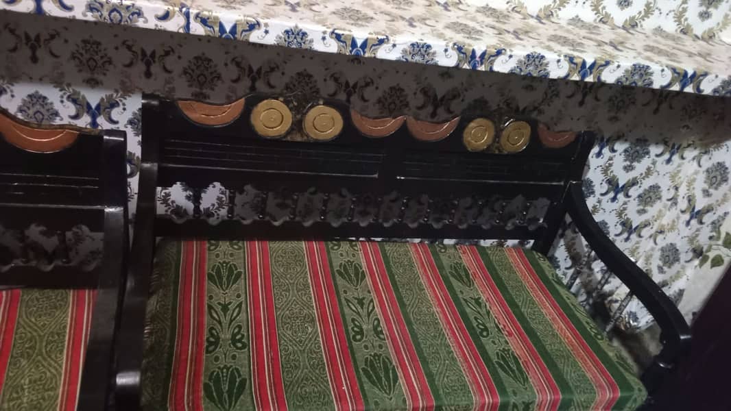 Almirah, Bed, Sofa set. 2