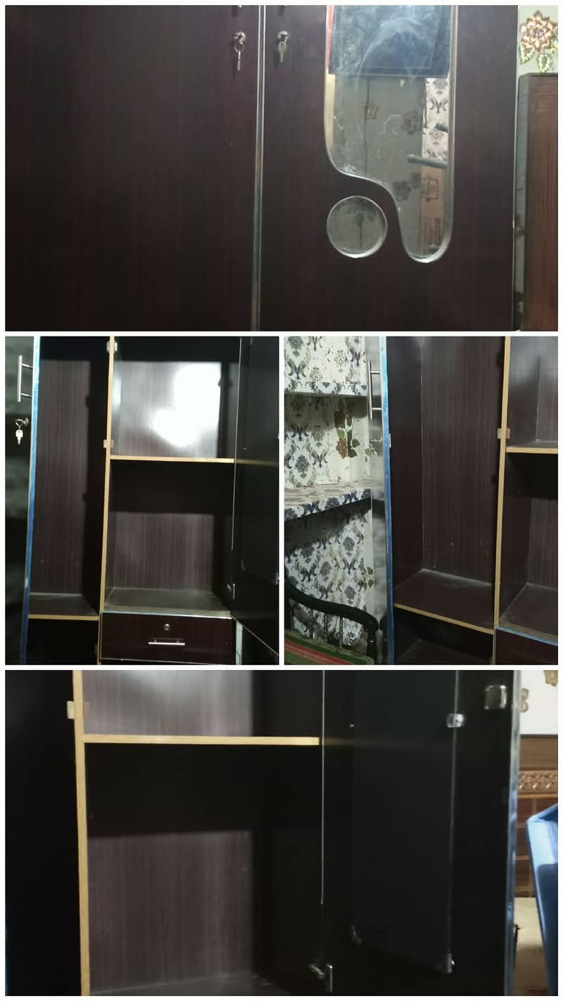 Almirah, Bed, Sofa set. 5