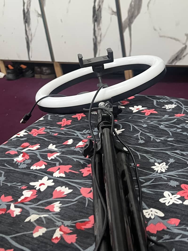 Ring light multi light Rgb exchange possible with good earbuds 1