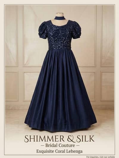 Wine red shimmer Ball Gown - Maxi - Party Wear - Size M