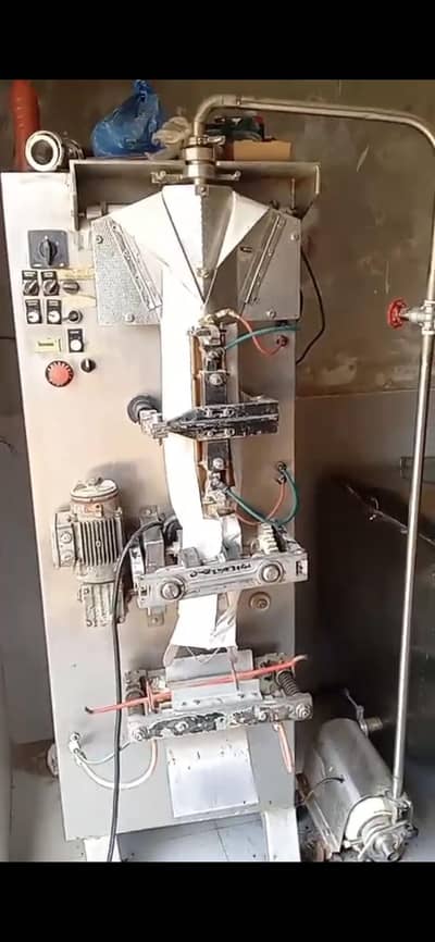 milk packing machine working condition