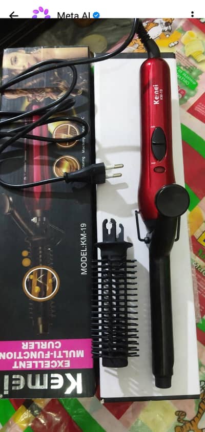 kemei km-19 curler+brand new