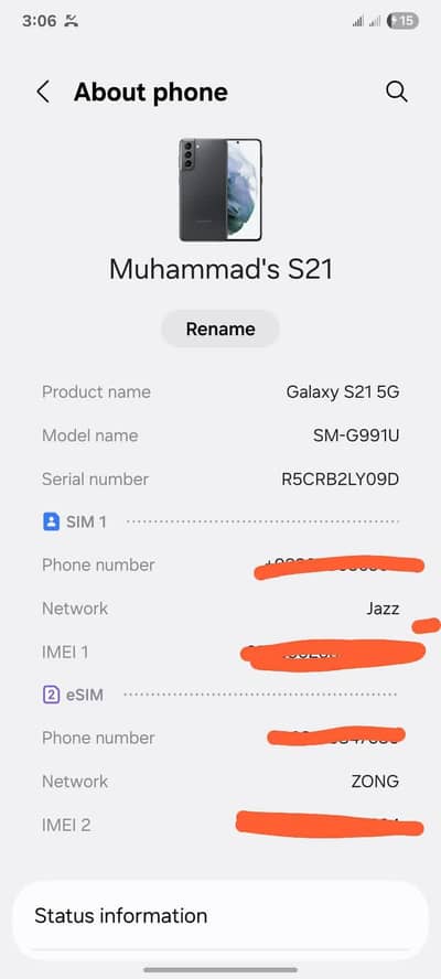 Samsung Mobile S21