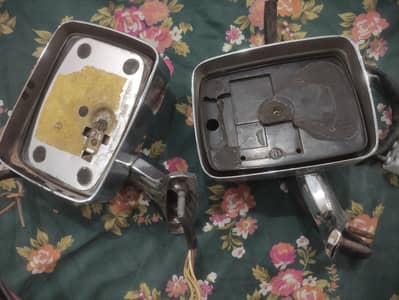 1969-1970 Cadillac OEM Both Side View Mirror Chrome Assembly