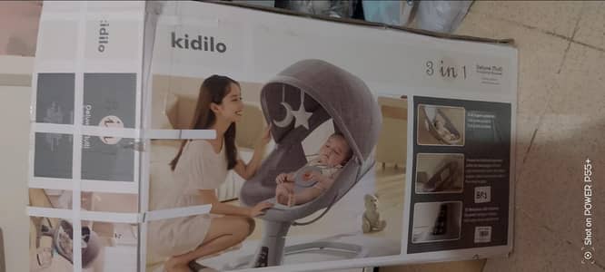KIDILO 3-in-1 Baby Swing | Remote & Touch Control | Almost New