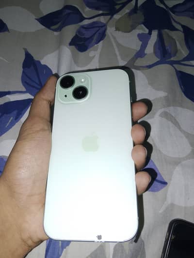 Apple iPhone 15 128GB JV Soft Mint  100% Battery