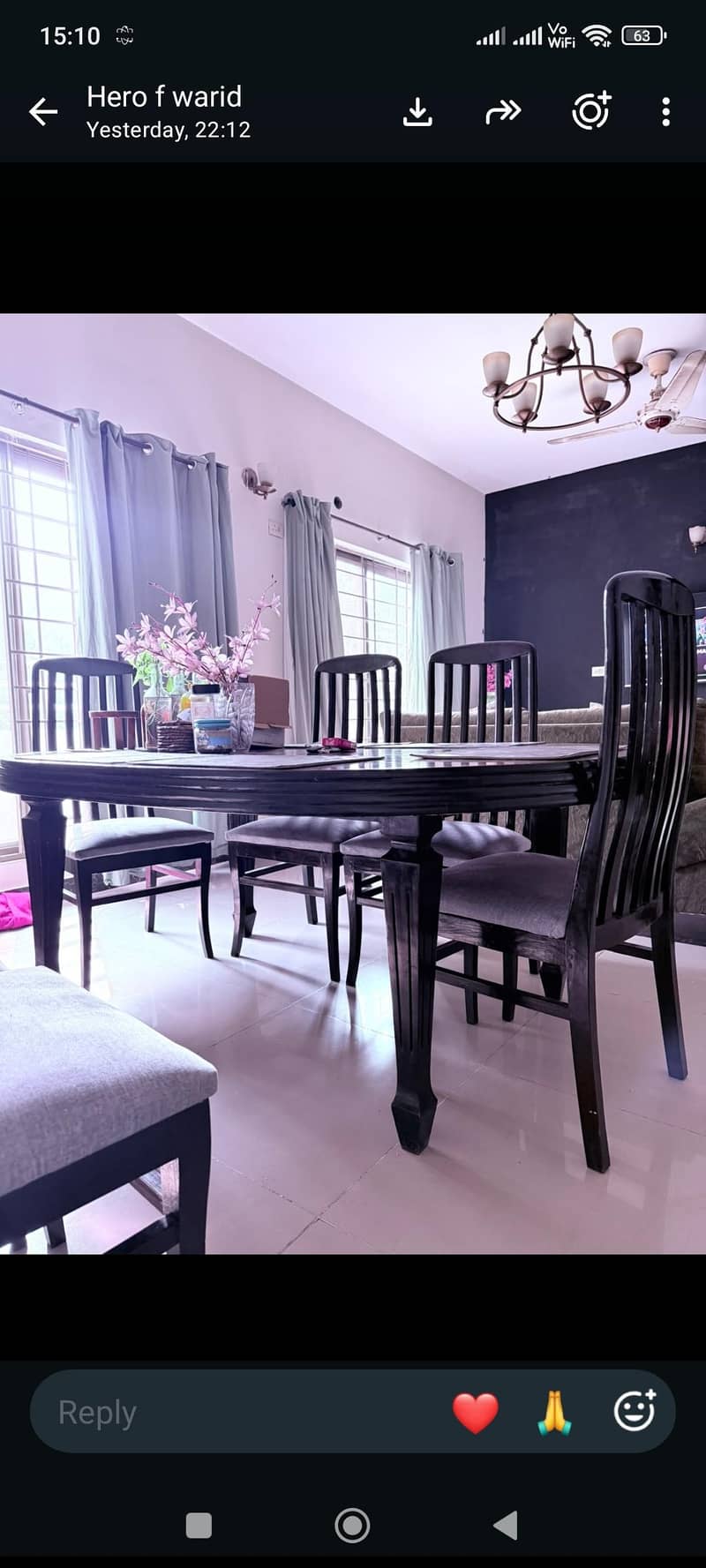 sofa with dining table with chair 1