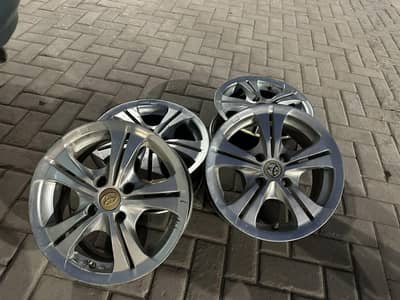 Alloy Rims 14 Inch 100 Pcd