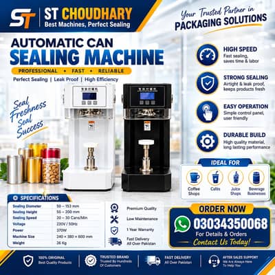 Sealing Machine , Automatic Can Sealing Machine