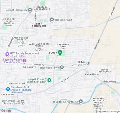 1 Kanal Residential Plot for Sale in IEP Engineers Town Lahore 300 Lac