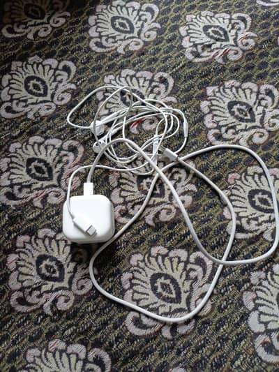 iphone. 17  ka orgnial charger or orgnial handfree